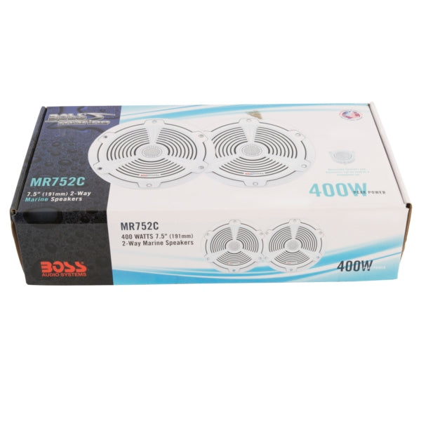 SPEAKER 7.5" 2-WAYS WH QTY2
