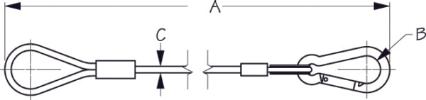 OUTBOARD SAFETY CABLE