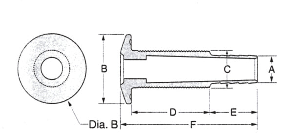 THRU-HULL SS 3/4"