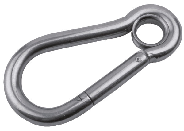 SNAP HOOK WITH EYE INSERT S.S. 5/16"