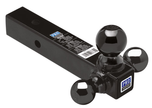 TRI-BALL BALL MOUNT, 2" SQ. HOLLOW SHANK