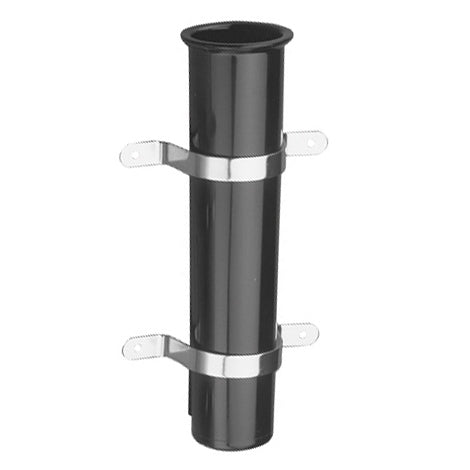 ABS FISHING ROD HOLDER BLK W/BRACKET