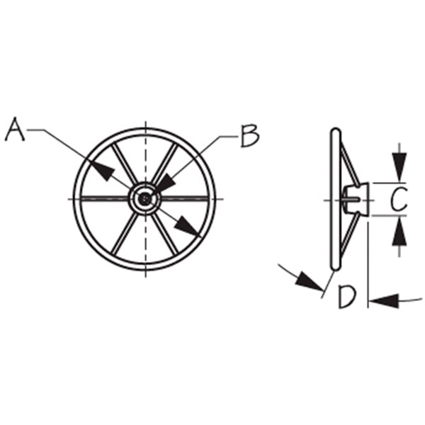 STEERING WHEEL S.S. (6 SPOKES)