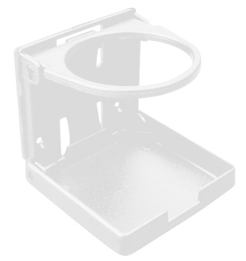 FOLDING DRINK HOLDER-WHITE
