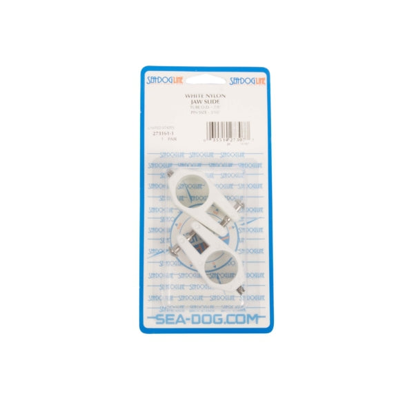 JAW SLIDE NYLON WHITE 7/8" PAIR