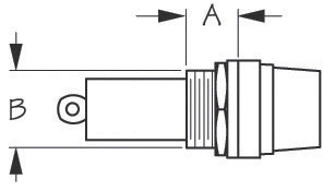 FUSE HOLDER W/SREW ON CAP