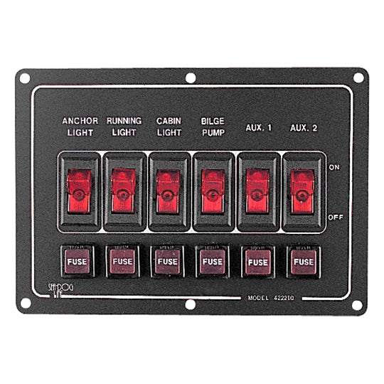 ALUMINUM HORIZONTAL SWITCH PANEL