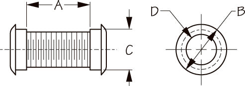 DRAIN TUBE 3/4"-2 1/2"