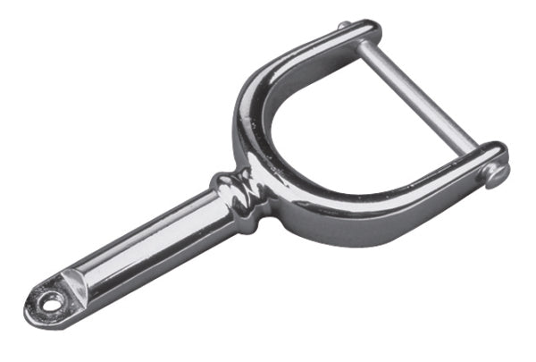 RIBBED PIN CHROMED ZINC OARLOCK