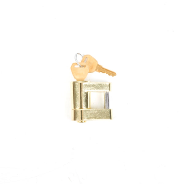 BRASS PLATED ZINC COUPLER LOCK 2