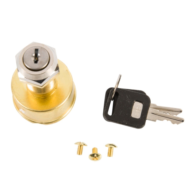 3-POSITION KEY SWITCH-BRASS