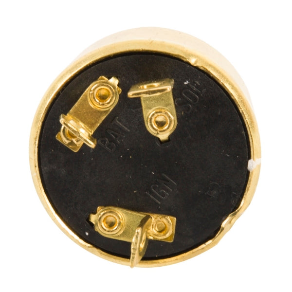 3-POSITION KEY SWITCH-BRASS