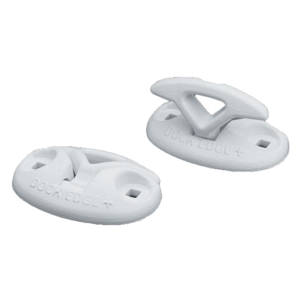FLIP UP DOCK CLEAT WHT 6"
