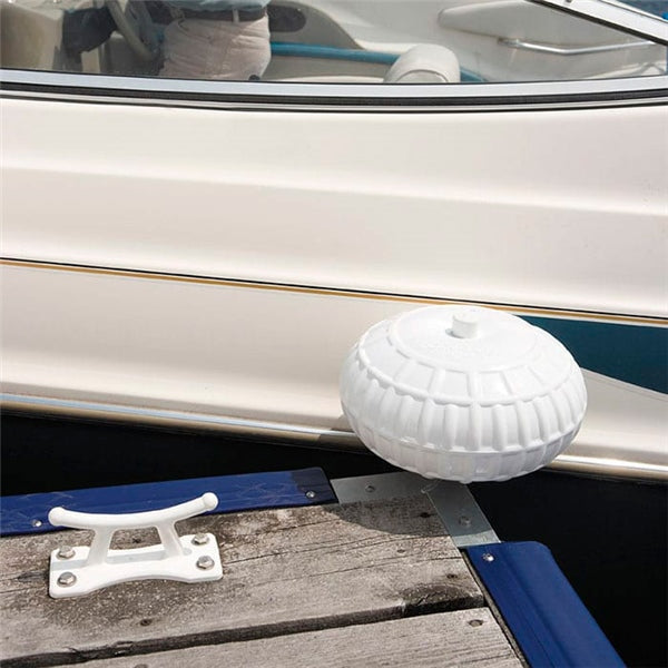 VINYL DOCK WHEEL 12" WHT