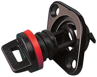 BLACK DRAIN PLUG 1"
