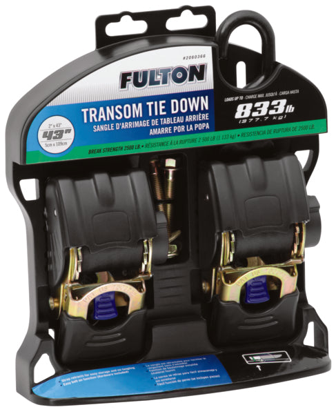 TRS TIE-DOWN 2"X43" 2-PACK