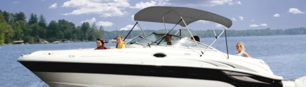 GRAY BIMINI TOP ONLY HOTSHOT 54"X 6  X 8