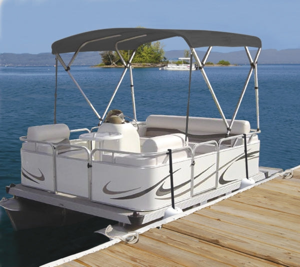 PONTOON HOTSHOT FABRIC ONLY GRAY 96"X96"