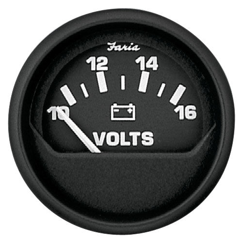 VOLTMETER 10-16 VDC EURO