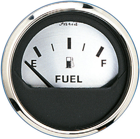 SPUN SILVER FUEL LEVEL GAUGE