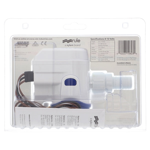 RULE-MATE 500 AUTOMATIC BILGE PUMP