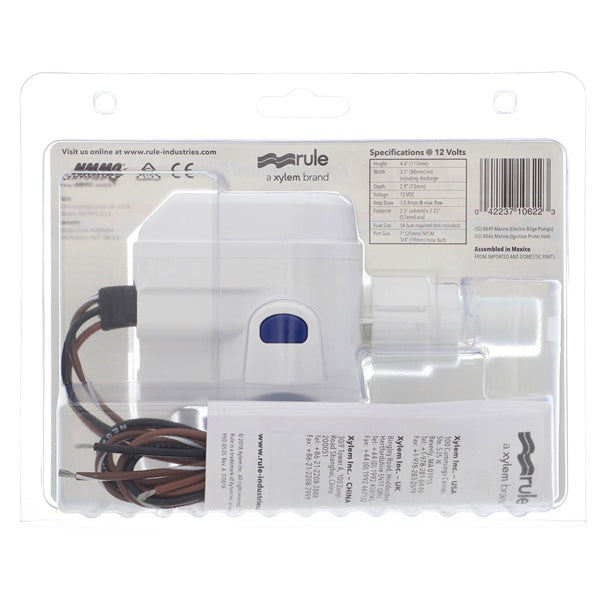 RULE-MATE 800 AUTOMATIC BILGE PUMP
