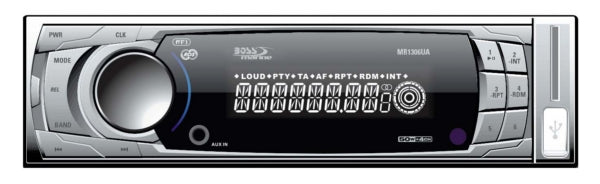 MP3 COMP  RECEIVER, AM/FM, USB/SD,  AUX-