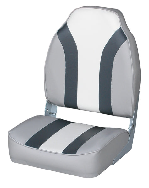 BOAT SEAT CHARCOAL/GREY/WHT