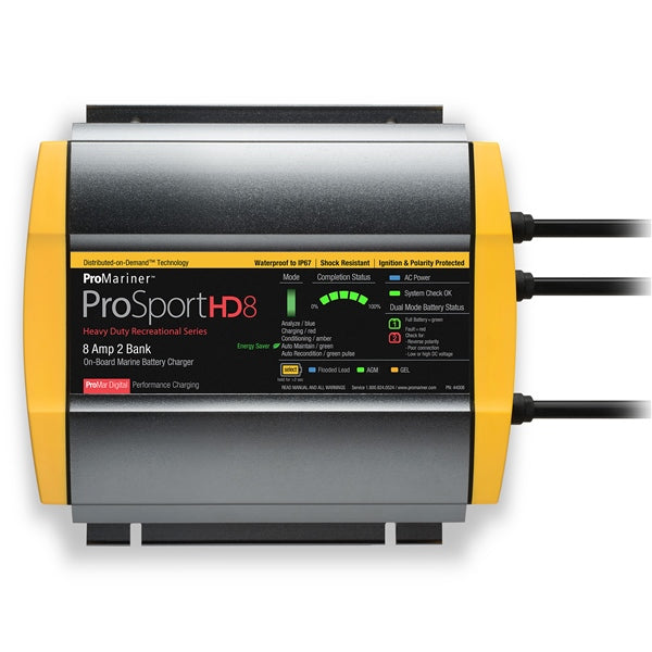 BATTERIE CHARGER 8A 2 BANK GEN4