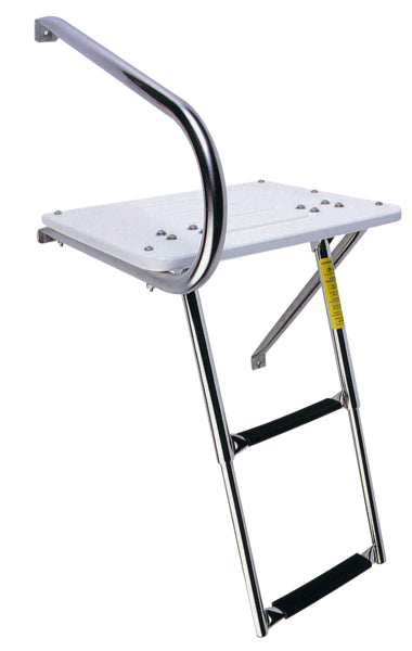 O/B SWIM PLATFORM W/TELESCOPING LADDER
