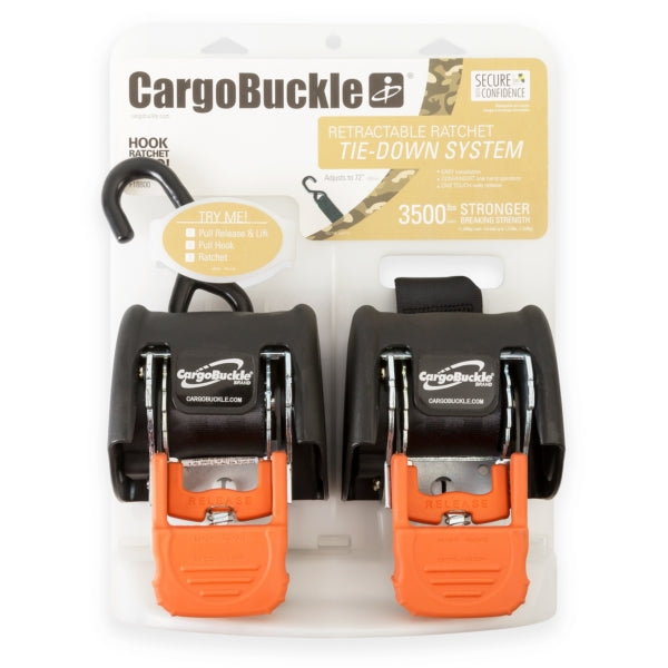 G3 RETRACTABLE RATCHET TIE-DOWN 72" PAIR