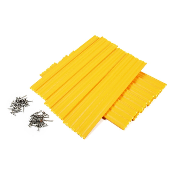 MARINE SLIDES, 3" X 15", YELLOW, 10-PACK