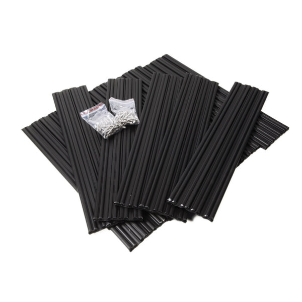 MARINE SLIDES, 3" X 15", BLACK, 10-PACK