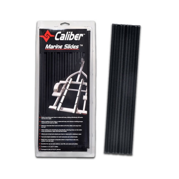 MARINE SLIDES, 3" X 15", BLACK, 10-PACK