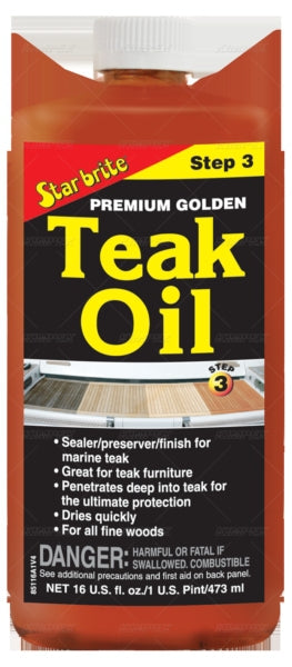GOLDEN TEAK OIL 16OZ.