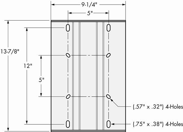 SEAT MOUNT S.S. 3DEG RIGHT HNDLE
