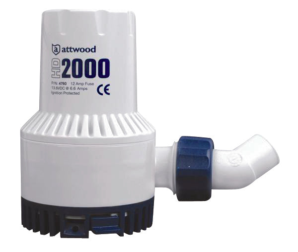 PUMP HEAVY DUTY 2000 GPH 24V ATTWOOD