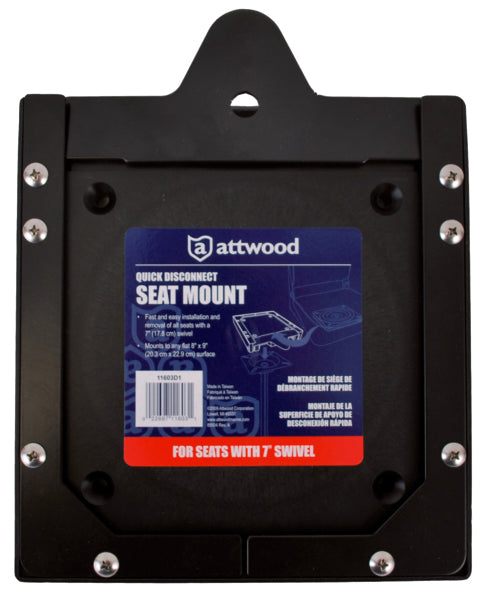 SEAT MOUNT QUICK DISCONNECT 7"