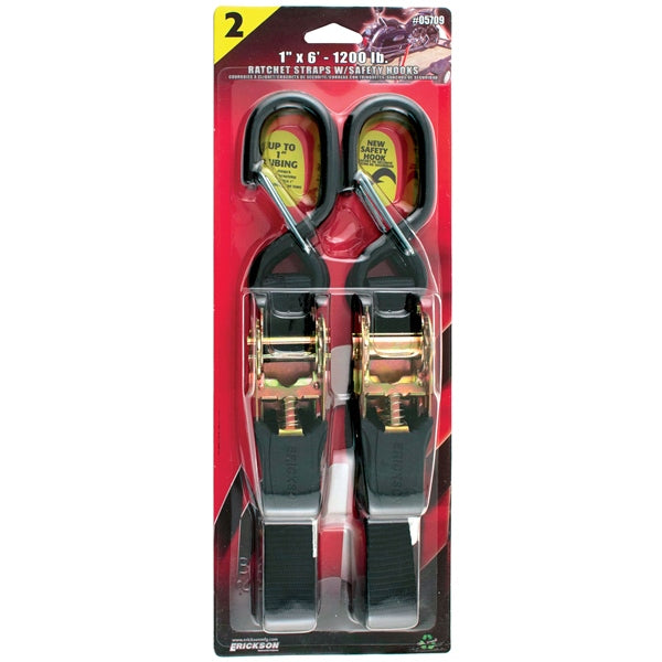 1"X6  1200 LB HD MOTO STRAP W/SAFETY HKS