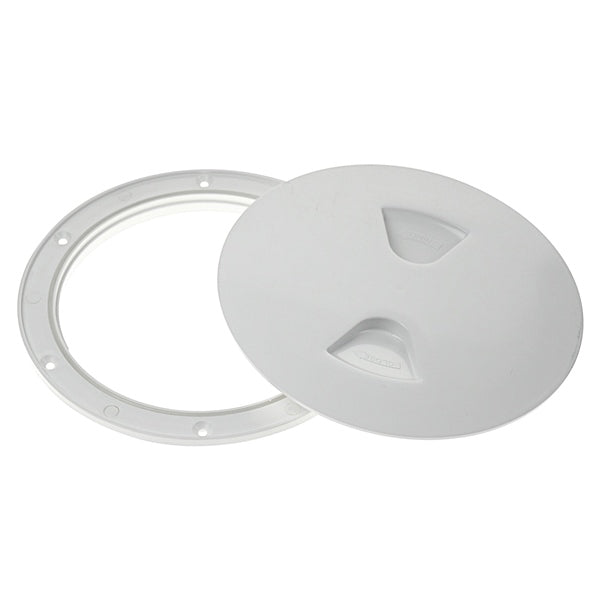 DECK PLATE 8" WHT HIDDEN SCREWS