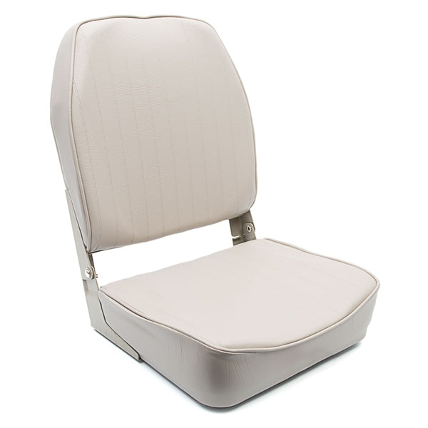 ECONOMY FOLDING HIGH BACK CHAIR, GREY