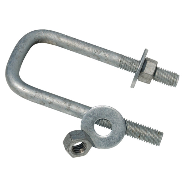 U-BOLT SQUARE 3/8"X1-5/8"X3-9/16"GALV
