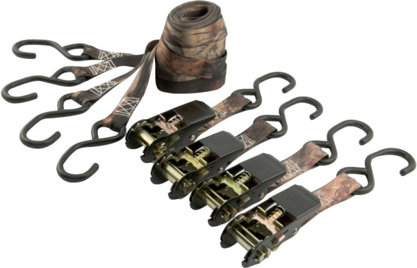 RATCHETING TIE-DOWN CAMO 1  X10