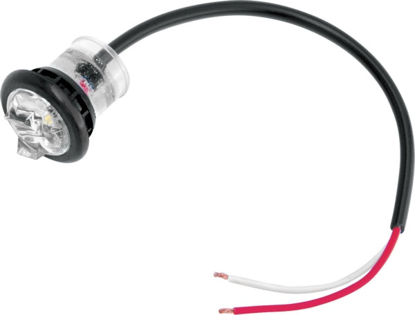 LIGHT HI/INTENS LED CLR W/GROMMET