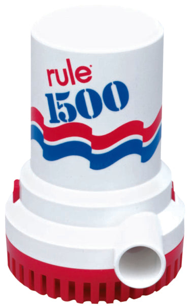 BILGE PUMP,1500 GPH, 1-1/8 IN