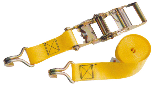 RATCHET STRAP 2"X15  YELLOW