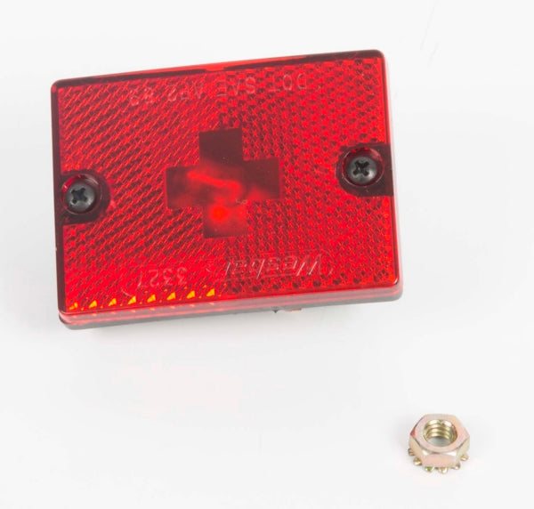 STD CLEARANCE/MARKER LIGHT,RED W/18"LEAD