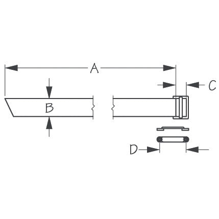 BATTERY BOX STRAP- 38 INCH