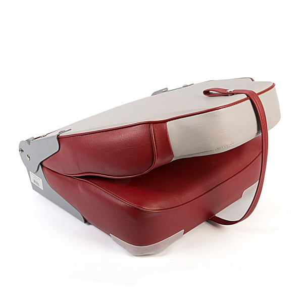 DELUXE HIGH-BACK SEAT- GRAY/RED