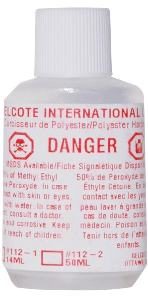 HARDENER, CLEAR, 14 ML.